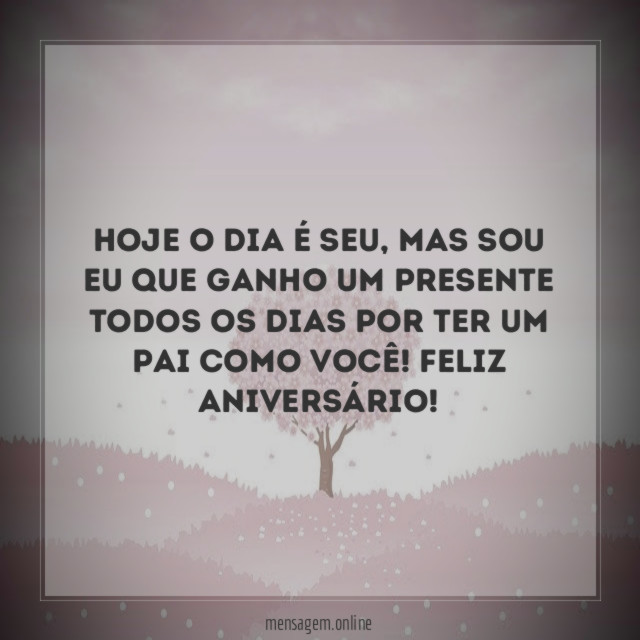 Hoje o dia é seu