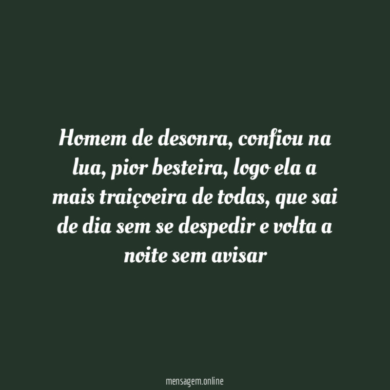 Homem de desonra