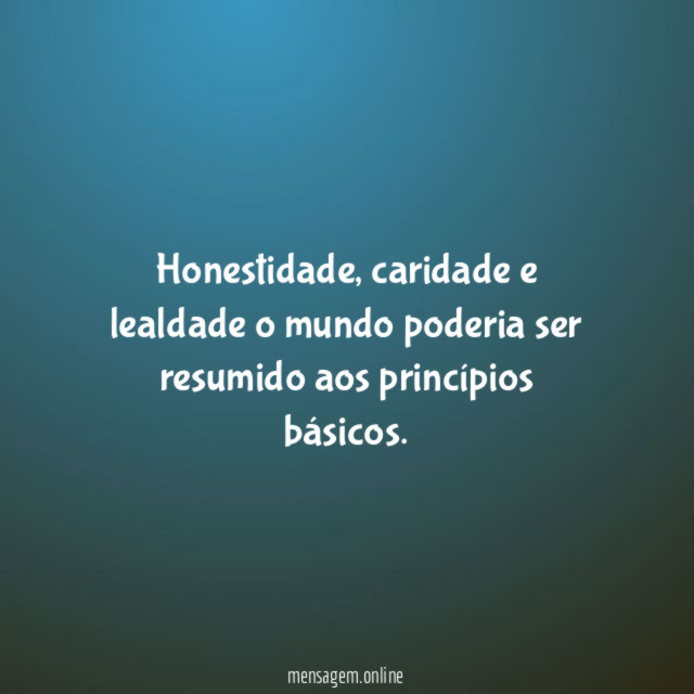 Honestidade