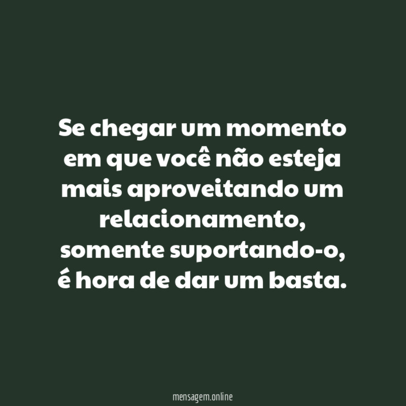Hora do basta