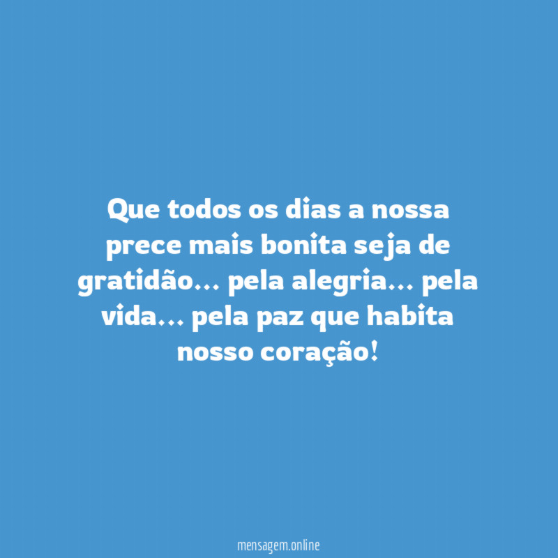 Que todos os