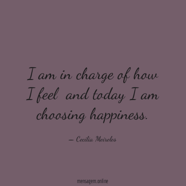 I am in charge of how