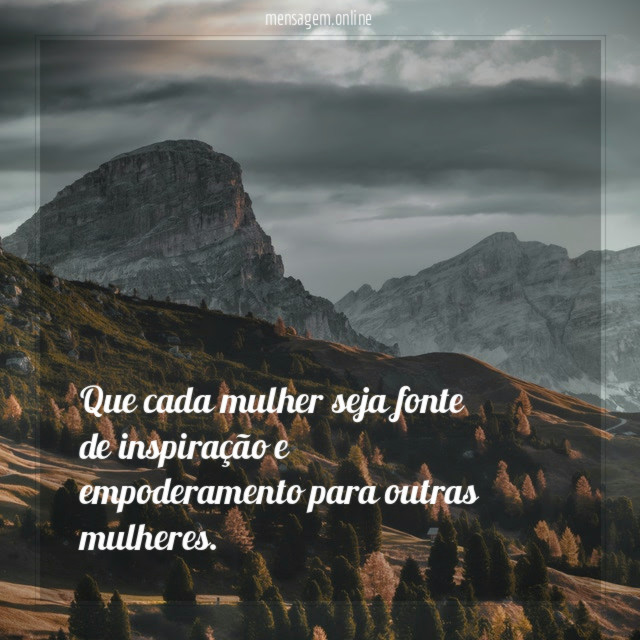 Inspiração e empoderamento