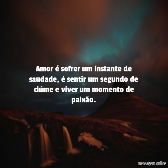 Instante de saudade