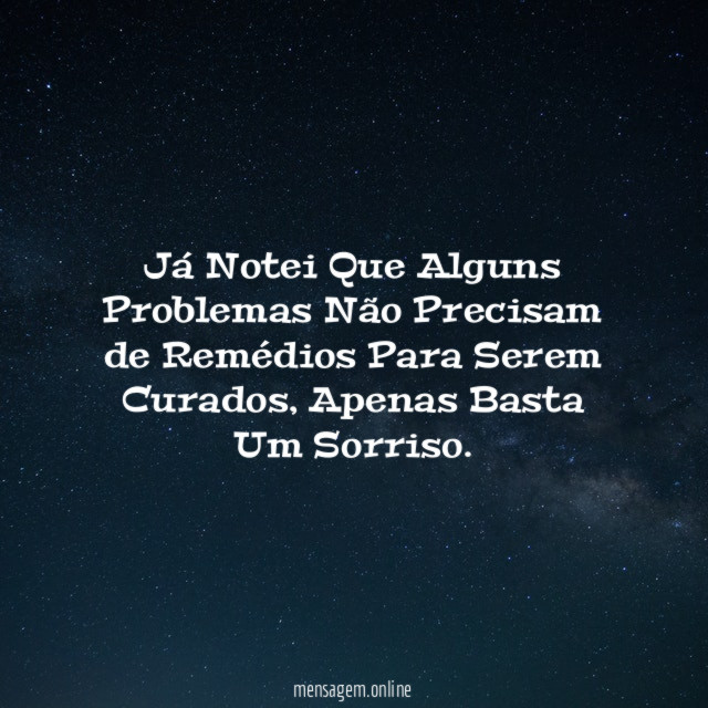 Já Notei Que Alguns Problemas Não Precisam de
