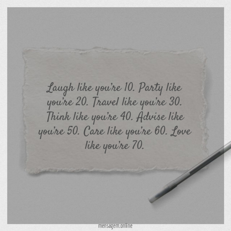 Laugh like you’re