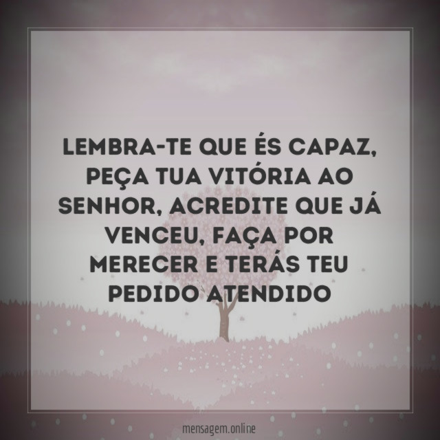 Lembra-te que és capaz