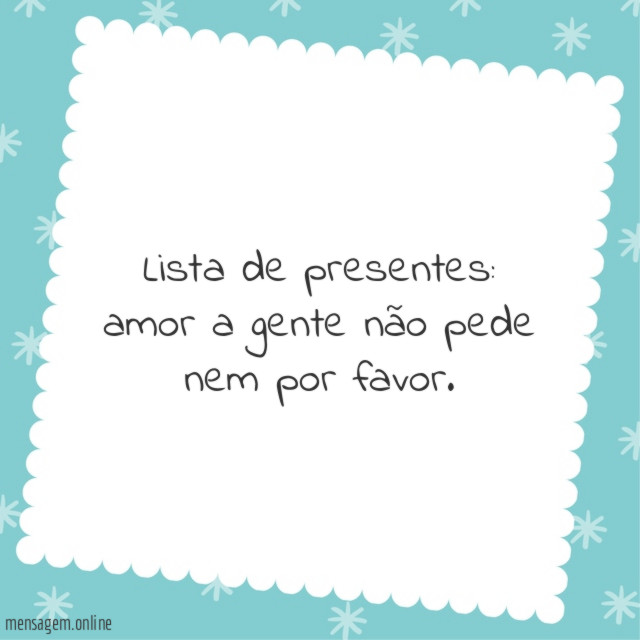 Lista de presentes