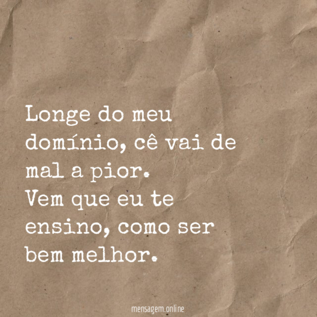 Longe do meu domínio
