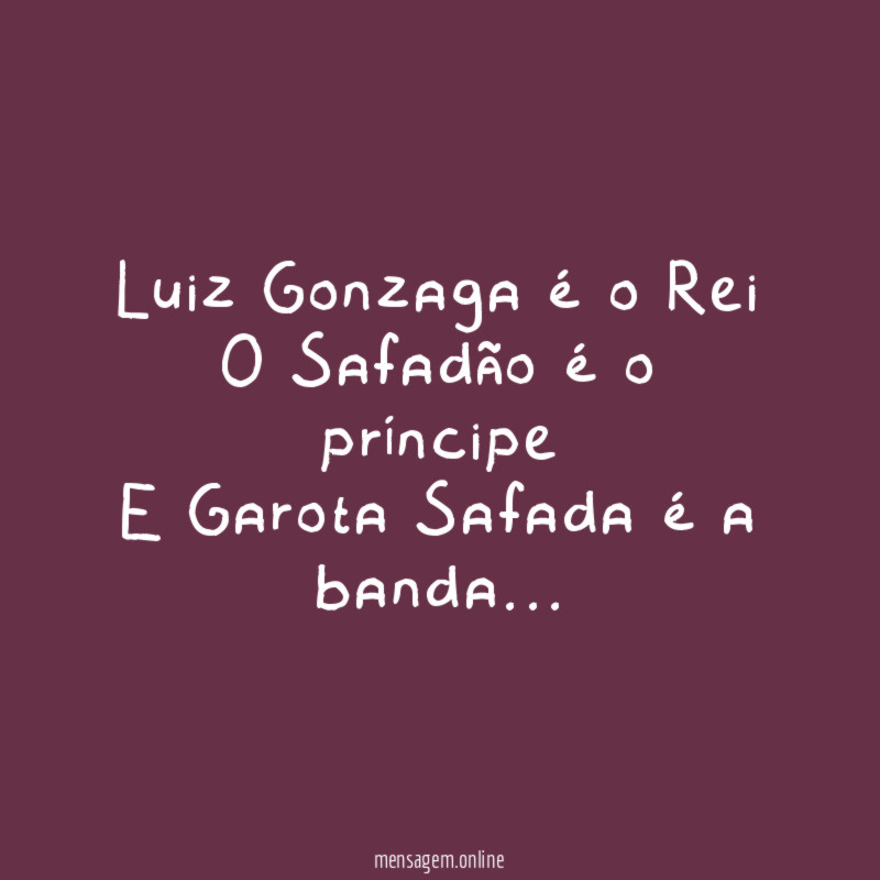 Luiz Gonzaga é o Rei O Safadão é