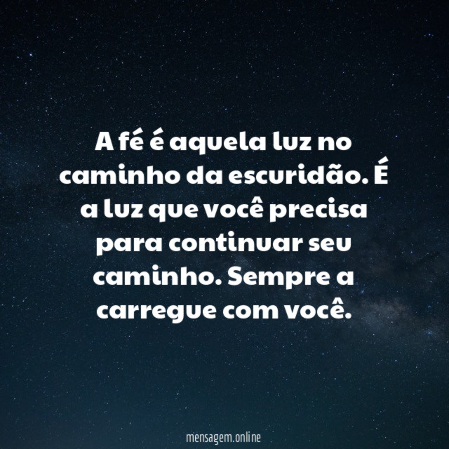 Luz no caminho