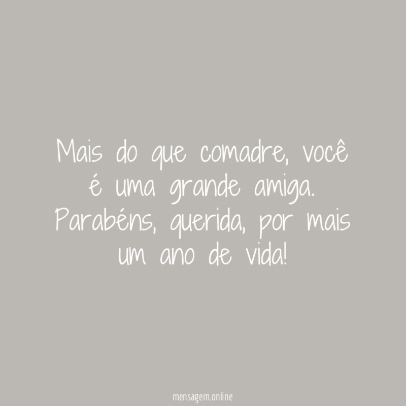 Mais amiga que comadre