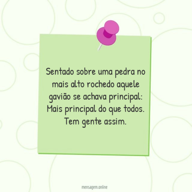 Mais principal do que todos