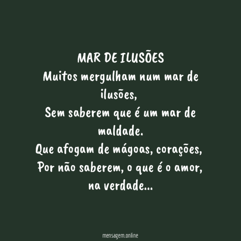MAR DE ILUSÕES