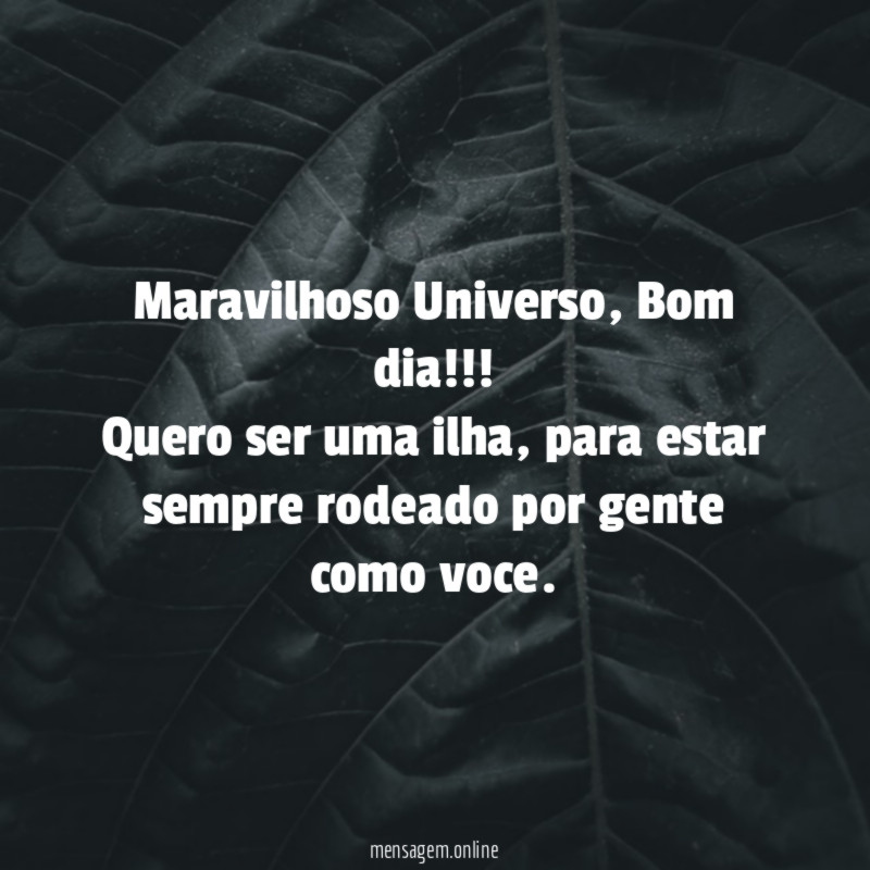 Maravilhoso Universo