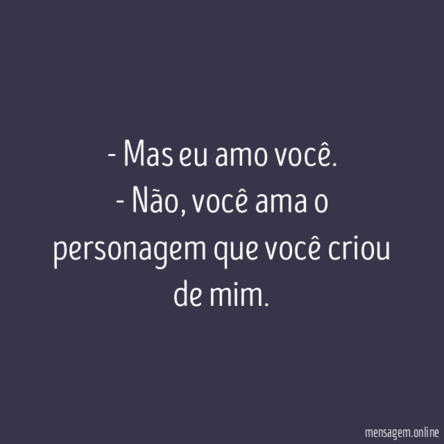 Mas eu amo você