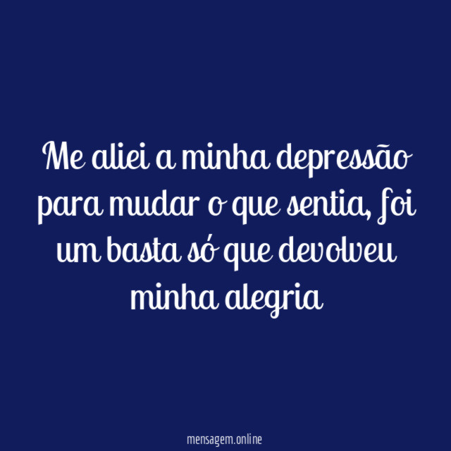 Me aliei a minha depressão para mudar o que sentia