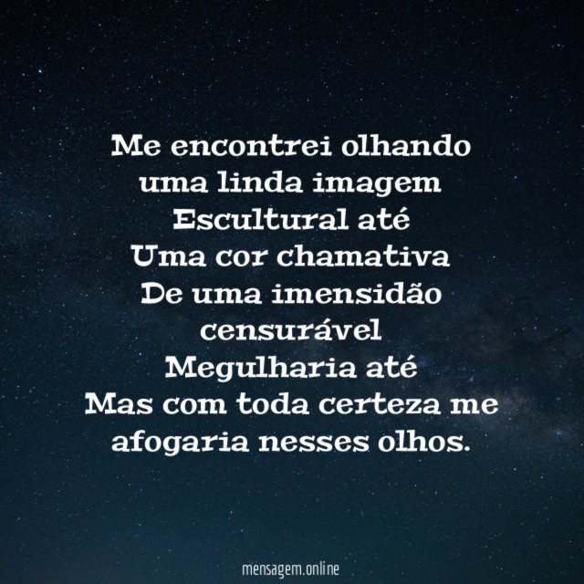 Me encontrei olhando uma linda imagem Escultural até Uma cor
