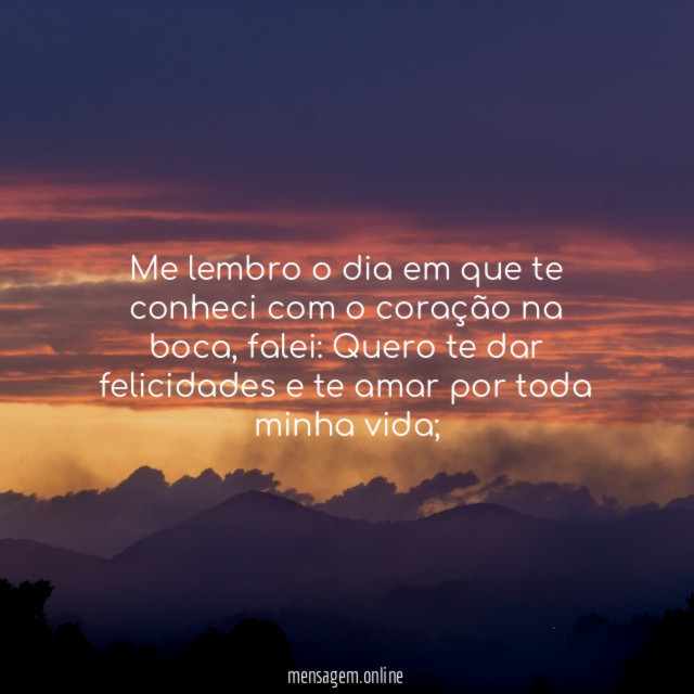 Me lembro o dia em que te conheci