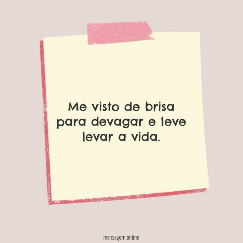 Me visto de brisa