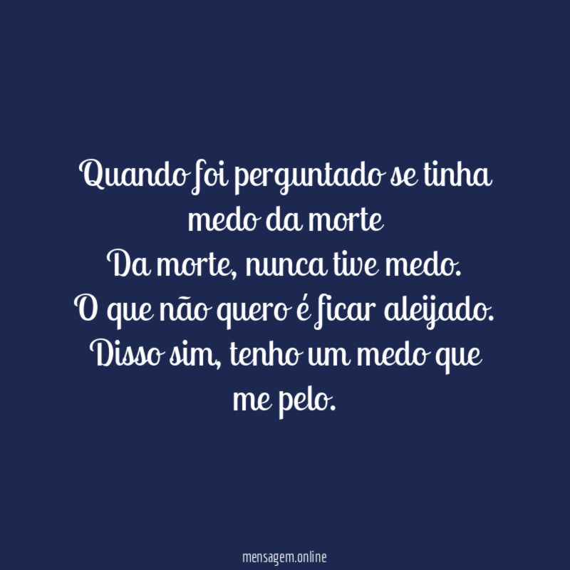 Medo da morte