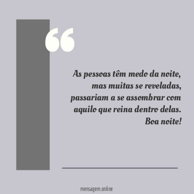 Medo da noite