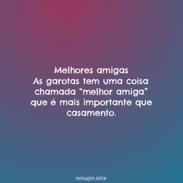Melhores amigas