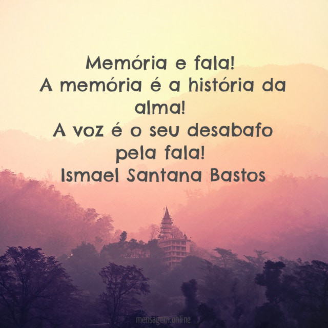 Memória e fala!