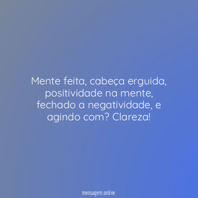 Mente feita