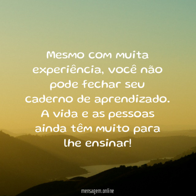 Mesmo com muita experiência