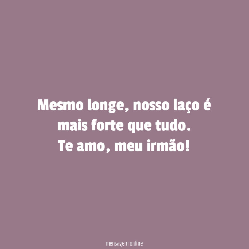 Mesmo longe