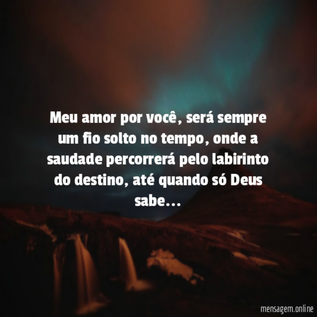 Meu amor por você