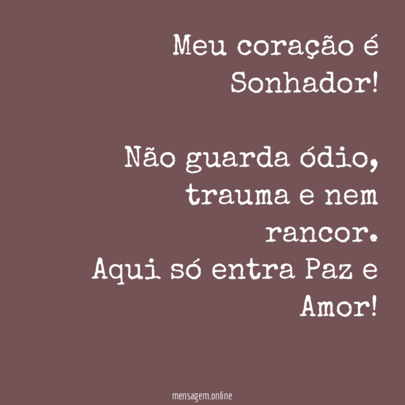 Meu coração é Sonhador