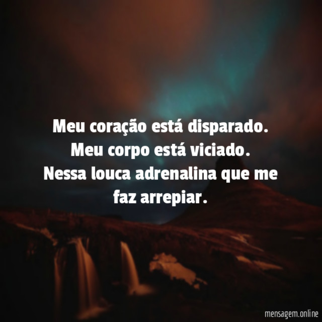 Meu coração está disparado