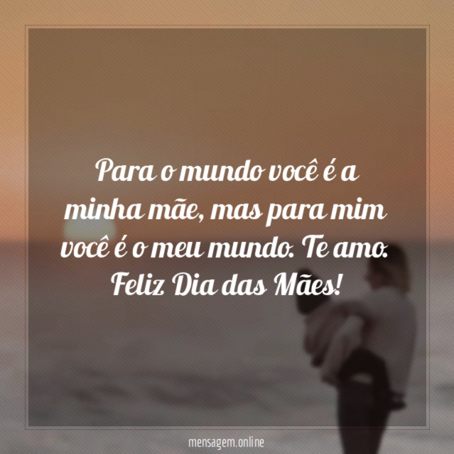 Minha mãe, meu mundo