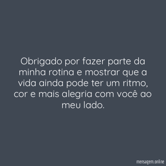 Minha rotina
