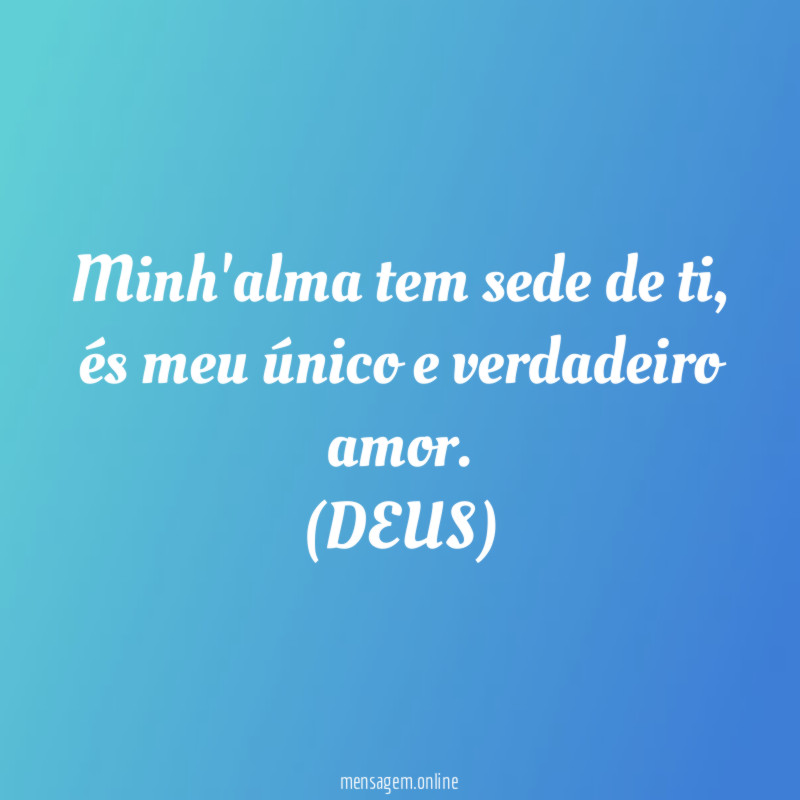 Minh'alma tem sede de ti