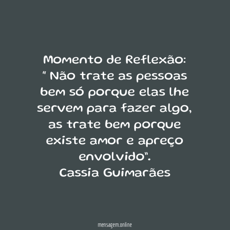 Momento de Reflexão