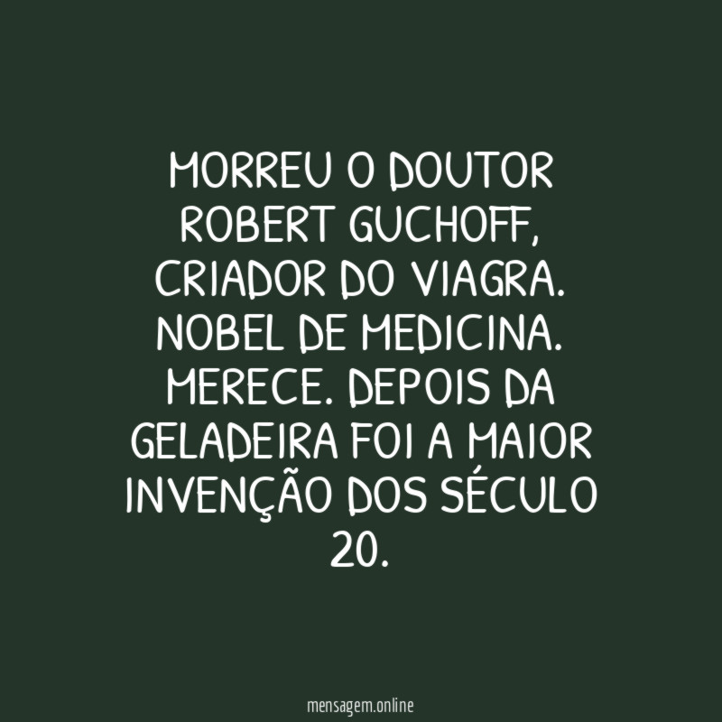 Morreu o doutor Robert Guchoff