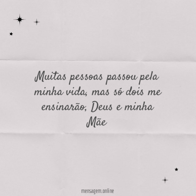 Muitas pessoas passou pela minha vida
