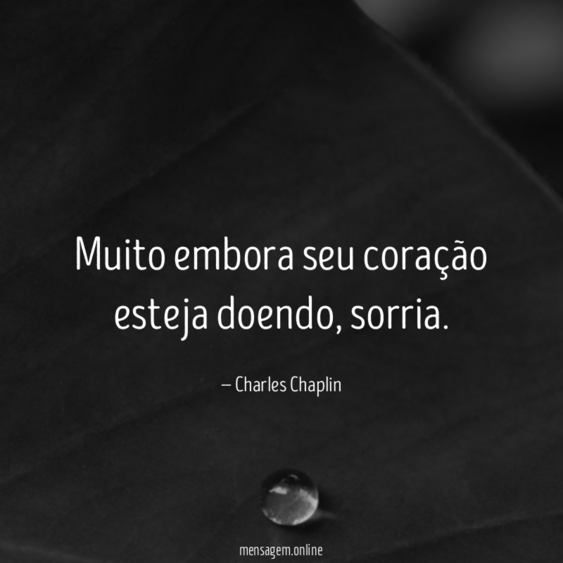 Muito embora seu coração esteja doendo