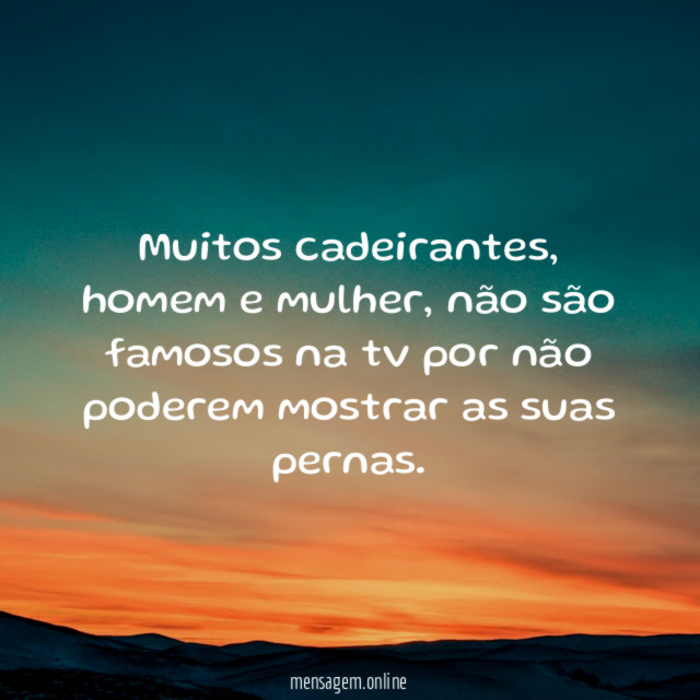 Muitos cadeirantes