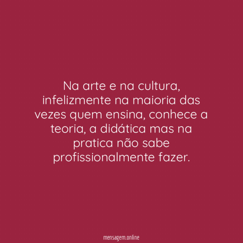 Na arte e na cultura
