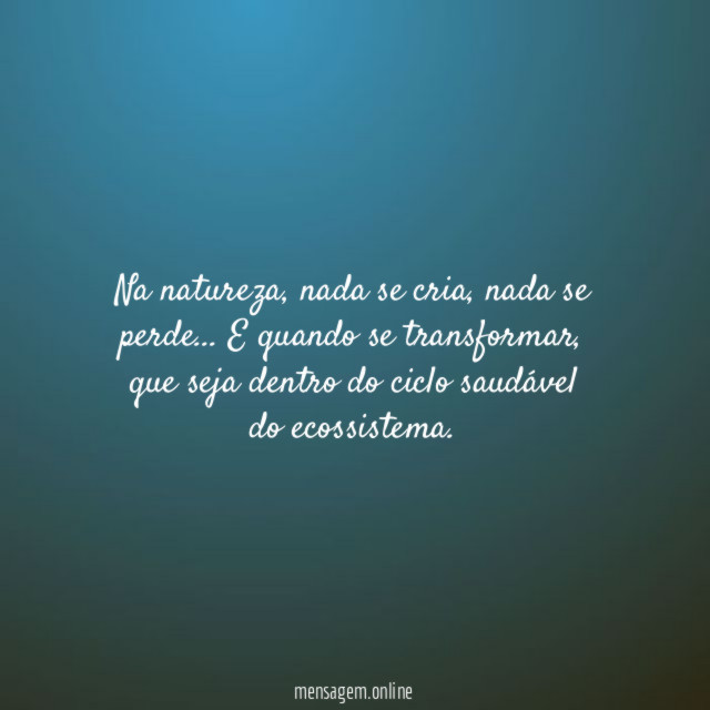 Na natureza