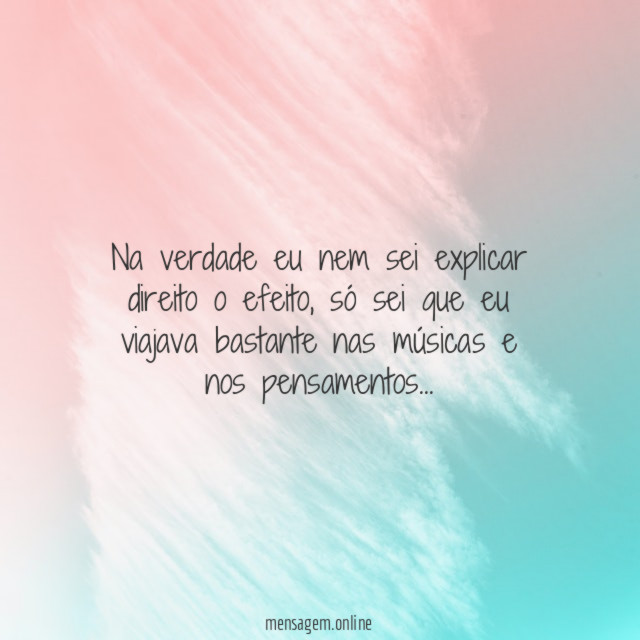 Na verdade eu nem sei explicar direito o efeito