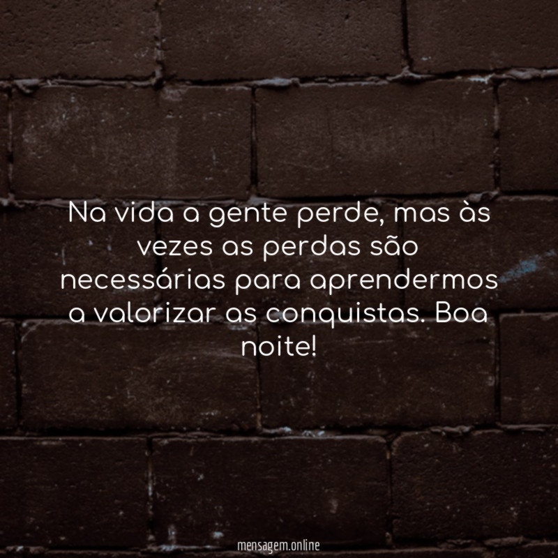 Na vida a gente perde