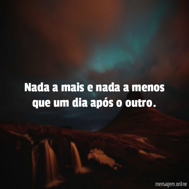 Nada a mais e nada a menos que