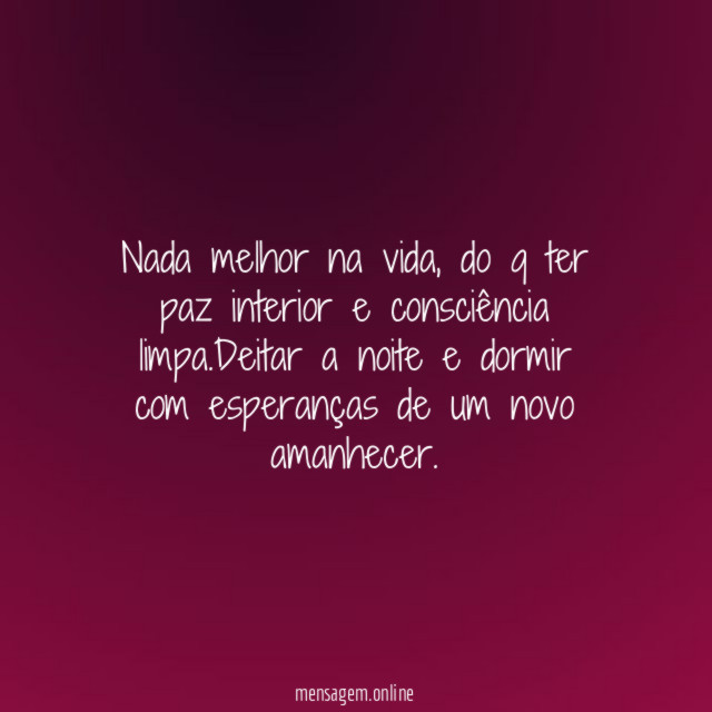 Nada melhor na vida