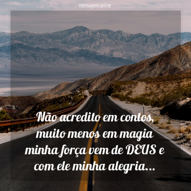 Não acredito em contos