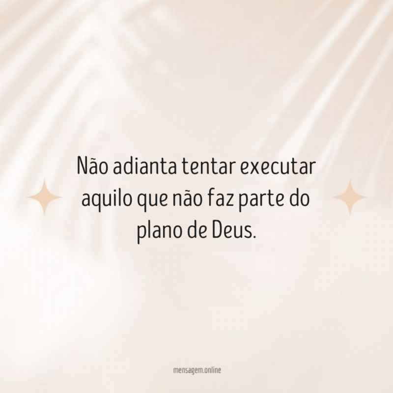 Não adianta tentar executar